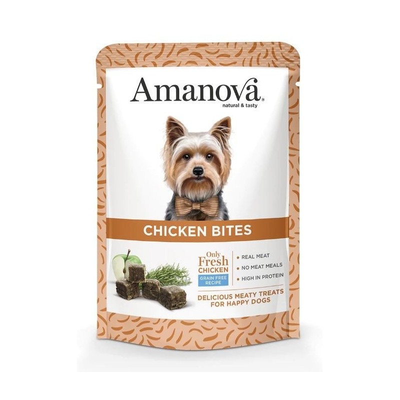 AMANOVA CHICKEN BITES 100GR